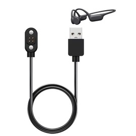 NOUKAJU Charger for PSIER S18 Bone Conduction Headphones, Magnetic USB Charging Cable 1.96ft/60cm,Bone Conduction Headphones Charger,Charger Cable Replacement for PSIER S18(Black)