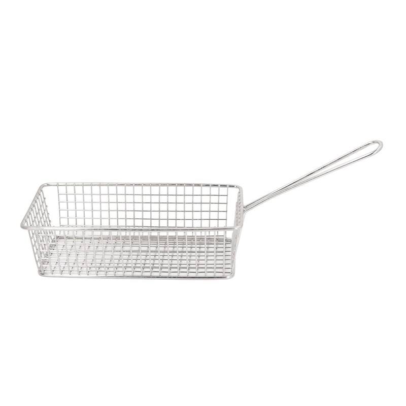 Stainless Steel Deep Fryer Basket with Long Handle Multifunction Easy
