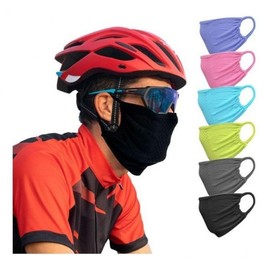 Domestic Sports Mask, Breathable, UV Protection Fabric Mask Sky Blue 4ea