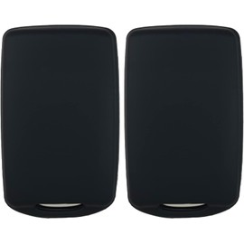 KARLOTLAND Silicone Rubber Key Fob Cover (4 Buttons) Compatible with 2019 2020 2021 2022 2023 Mazda 3 6 CX-30 CX-5 CX-9 CX-50 (2ps Black)