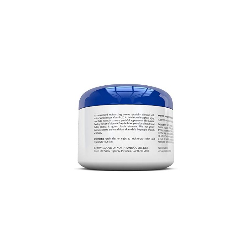 Vital Care Vitamin E Creme Age Defying Antioxidants 8 Oz.