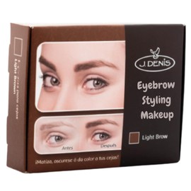 J Denis Light Brow Eyebrow Tint - Professional Brow Tint for Lasting Color - Eyebrow Dye Kit for Natural-Looking Results - Easy Application and Long-Lasting Coverage