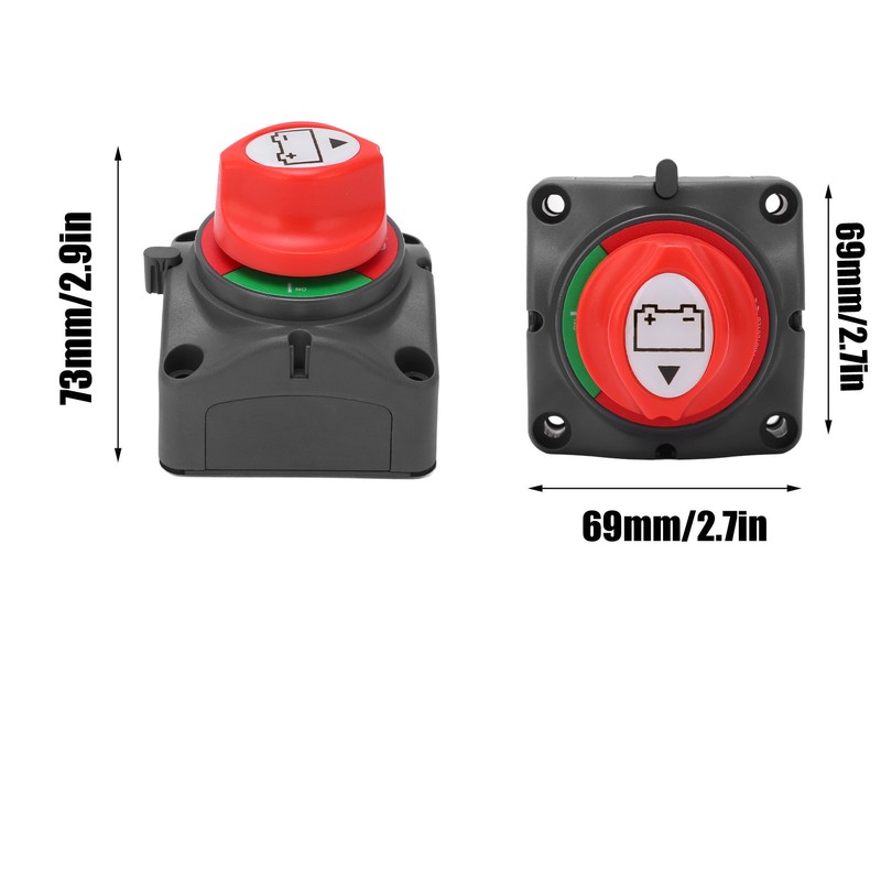 Battery Power Cutoff Master Switch On Off 2 Positions Insulated