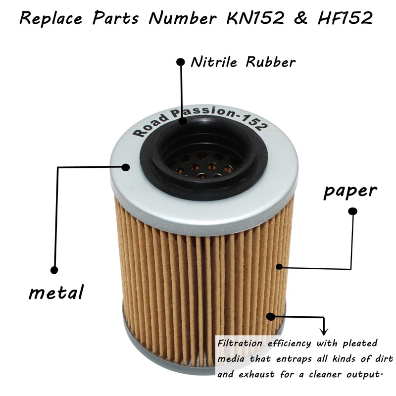 Road Passion High Performance Oil Filter Replacement for CAN-AM COMMANDER