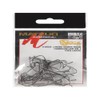 Soft Plastic Xwd Jbend Worm Hk Blk 1/0 25Pk