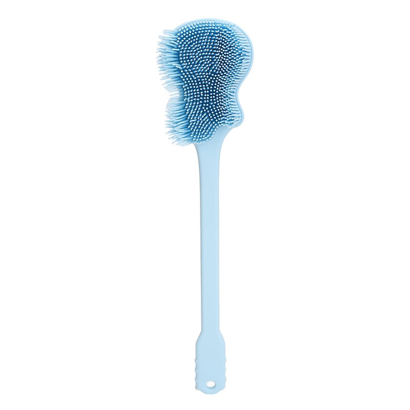 Bath Body Brush Guitar Shaped Long Handle Double Sides Exfoliating