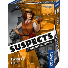 Kosmos 683078 Suspects - Eternal Curse, The Detective Game, Crime Game, Board Game as Crime to Determine, Solve Murder Case from 12 Years for 1-5 People