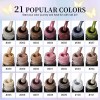 24 Pcs Gel Nail Polish Kit Glittering Nailkit For Gift