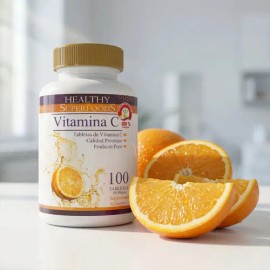 Vitamina C Premium 100 Tabletas 500mg Sabor Natural                                                                                                   