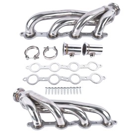 GELUOXI Ls Swap Header Replacement for Chevy GMC C10 LS 1960-1986 LS1 LS2 LS3 LS6 LS9 4.8L 5.3L V8 Engine