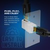 TNP HDMI Keystone Jack Insert - 4K HDMI Keystone 90