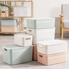 HANAMYA Lidded Storage Bin Organizer | Storage Organizing Container, 9