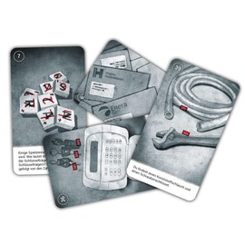 Game Factory 50 Clues Das Pendel der Toten, Escape Thriller for Playing and Puzzles, Exit Game, Puzzle Game, Crime Game, Leopold Trilogy