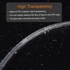 sourcing map PVC Vinyl Tube 4.5 mm ID 6.5 mm