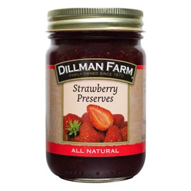 Dillman Farm Strawberry Preserves, 16oz (Pack of 6)