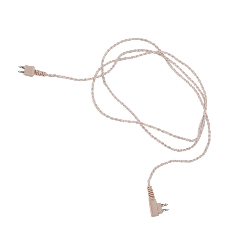 10Pcs 2pin Hearing Aid Cable High Temperature Resistance PVC Reliable
