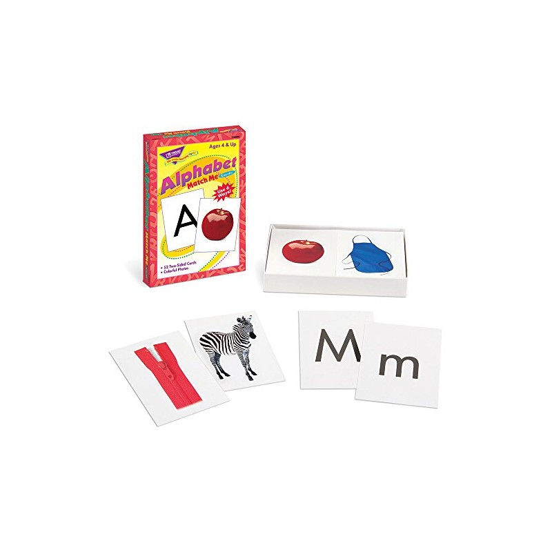 Trend Enterprises, Inc. Alphabet Match Me Tarjetas