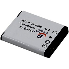 BTBAI EN-EL19 Battery for ENEL19 Coolpix S100 S2500 S2550 S2600 S2700 S2750 S2800 S2900 S3100 S3200 S32 S3300 S3500 S3600 S4100 S4150 S4200 S4300 S4400 S6400 S6500 S6600 S6800 S6900 S7000 NP-BJ1 s1a