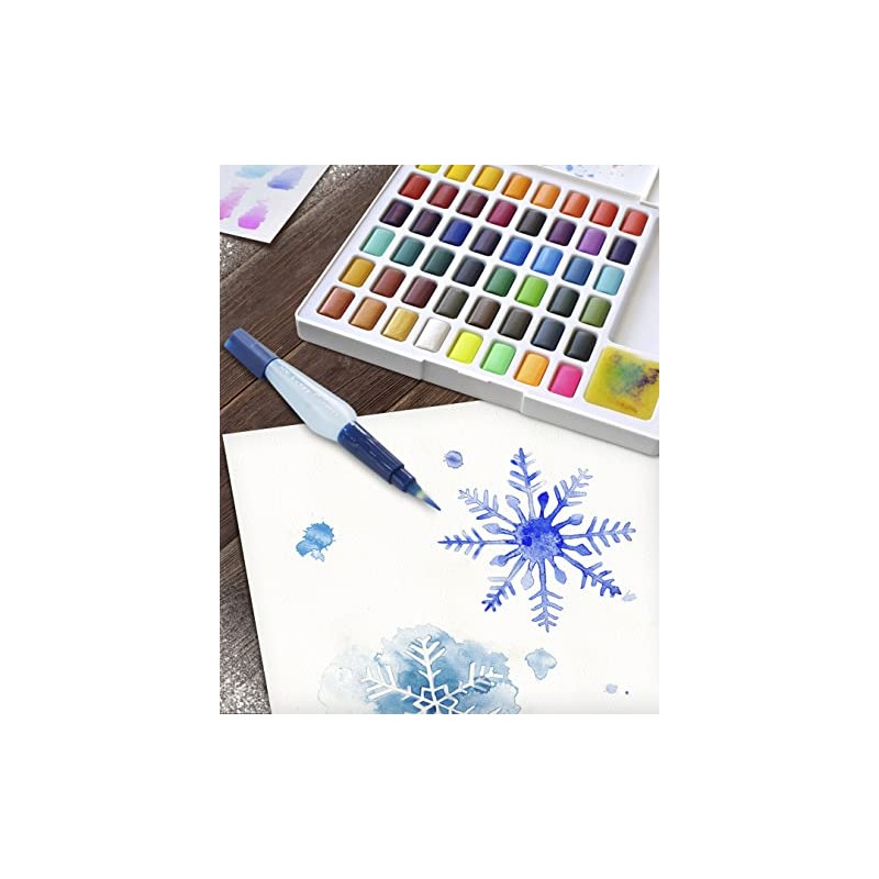 Faber-Castell Watercolour Paint Set, Watercolour Box, 48 Colours