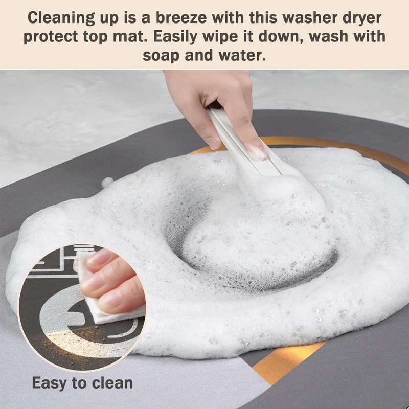 Odot Washing Machine Pad, Non-Slip, 60 x 60 cm, Plain