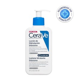 CeraVe Loción Hidratante Intensiva de Rostro y Cuerpo para Piel Muy Seca e Irritada con Hydro-Urea al 5% y Ceramidas Esenciales, Hidrata y Restaura la