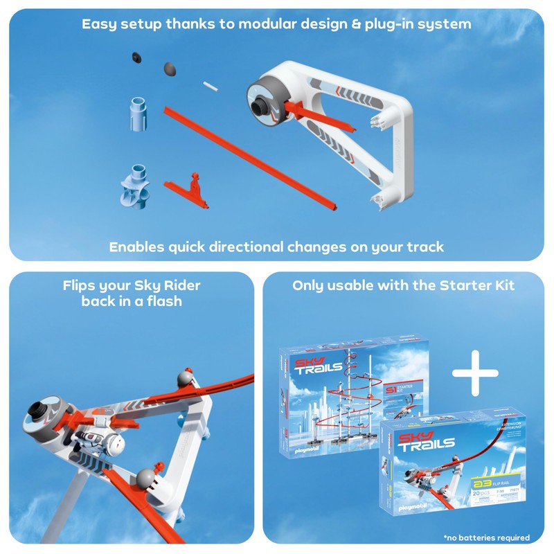 Sky Trails | Flip Rail | Construction toy for dynamic