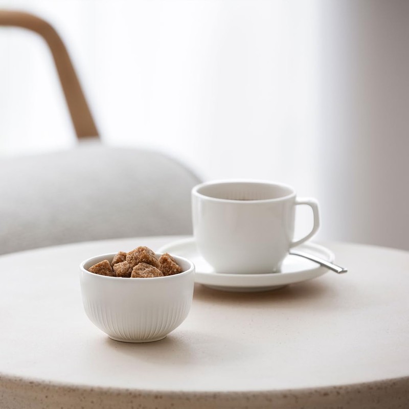Villeroy & Boch Afina Coffee Cup with Saucer White 2-Piece