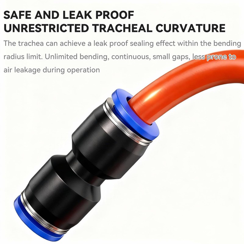 NANLACH Push to Connect Fitting, 14mm Tube OD Pneumatic Quick