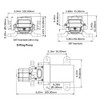 12V DC 1.2GPM 35PSI Diaphragm Pump High Pressure Self Priming