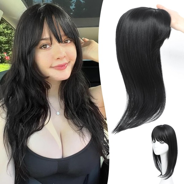 Hair Toppers for Women with Thinning Hair Pieces Fluffy Wispy