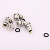 CLDIY Metal Momentary Push Button Switch Waterproof Silver Point 8