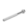 304 Stainless Steel Half Thread Bolt Wood Hex Lag Screws