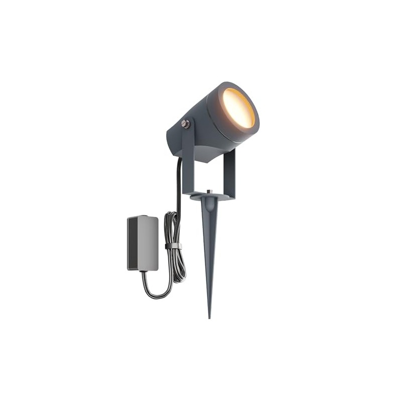 Ledvion - LED ground spikes, anthracite, IP44, 1 W, 3000