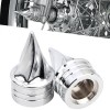 Unbranded Chrome Front Axle Nut Covers For Harley Road King