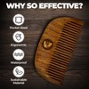 Beardo Compact Wooden Comb