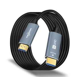 Twozoh Fiber Optic HDMI Cable 5M, 4K Fiber HDMI to HDMI Cable 4K/60Hz (4:4:4 HDR10 HDCP2.2) 1440p 144Hz 18Gbps High Speed UHD Fiber HDMI Cord
