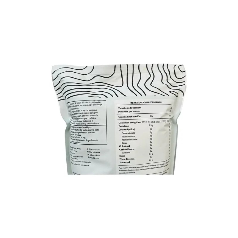 Greka Colágeno Hidrolizado En Polvo - Bolsa 500g