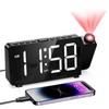 Olipiter Digital Projection Alarm Clock for Bedroom Ceiling-Alarm Clocks with