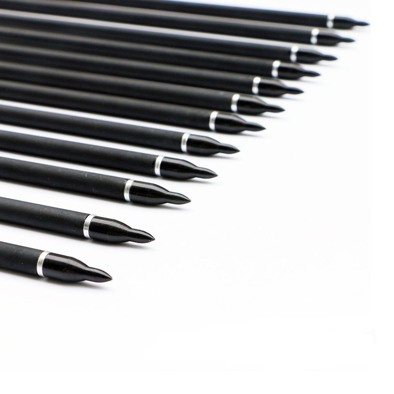 Tiger Archery 30Inch Carbon Arrow Practice Hunting Arrows with Removable