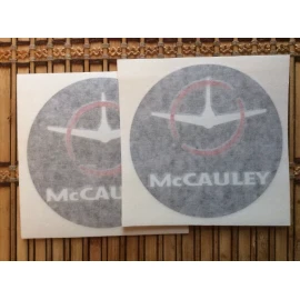 McCAULEY PROPELLER DECALS  *SET OF 2!*