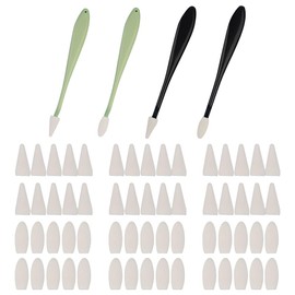 4 Pcs Sketch Wiper Set with 60 Sponge Heads, Washable Blending Sticks for Drawing, Art Blenders for Artists and Students