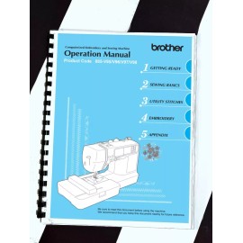 Brother Reprint Manual Brother Innov-is 950 D Innovis Embroidery Sewing Machine Bound
