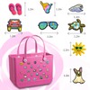 23 abalorios para bolsa de Bogg, decoración para mujer, compatible