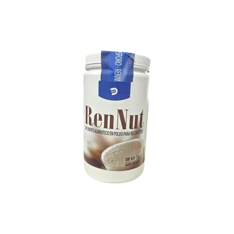 Malteada En Polvo Rennut 1kg Desacaf Biotec Sabor Chocolate