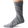Champion Men's 3-Pack Hollow Script Crew Socks, Grey/White/Black