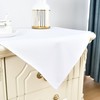Nacuci Small Square Tablecloth 24x24 Inch Washable Polyester Side Table