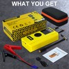 Huhomco 7-in-1 Car Jump Starter with Air Compressor, 4000A Portable