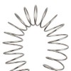 sourcingmap 1.5mmx25mmx305mm 304 Stainless Steel Compression Springs Silver Tone