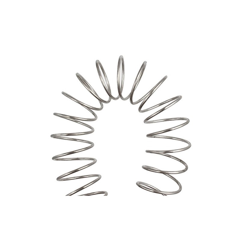 sourcingmap 1.5mmx25mmx305mm 304 Stainless Steel Compression Springs Silver Tone