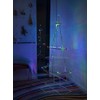 Micro LED light chain with dark green cable